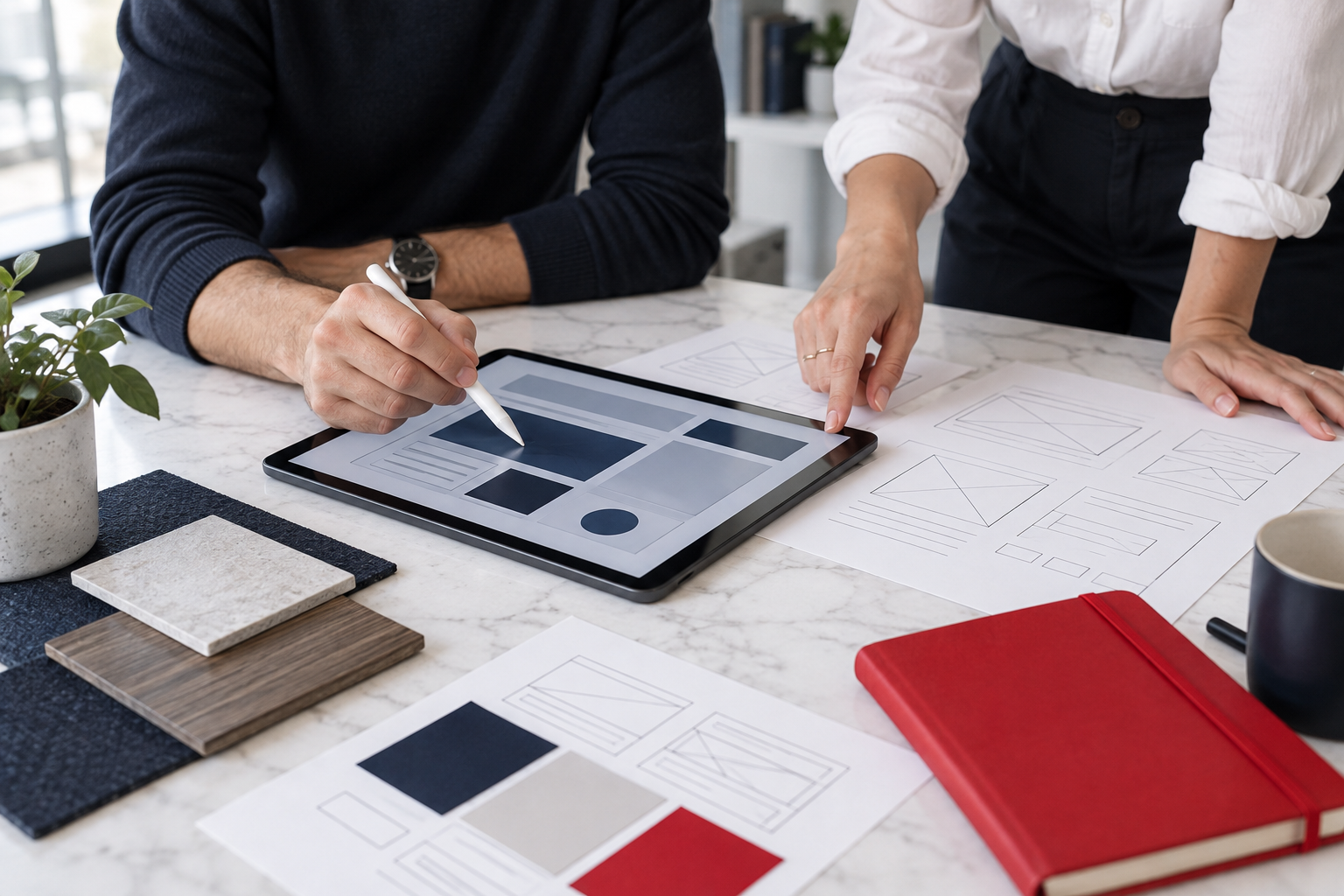 Conceptbeeld: samen een digitaal project ontwerpen