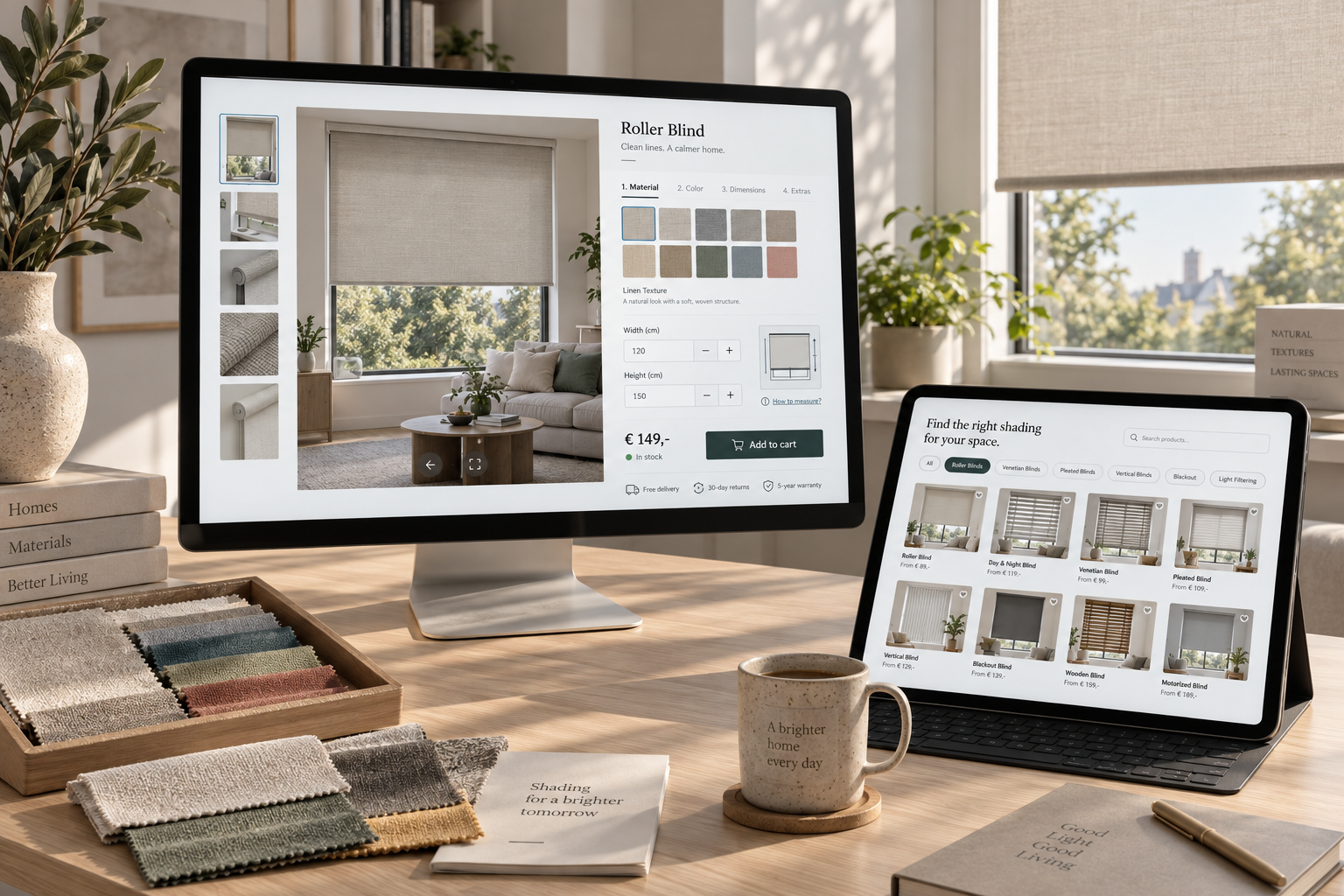 MultiShade Store — Productconfigurator