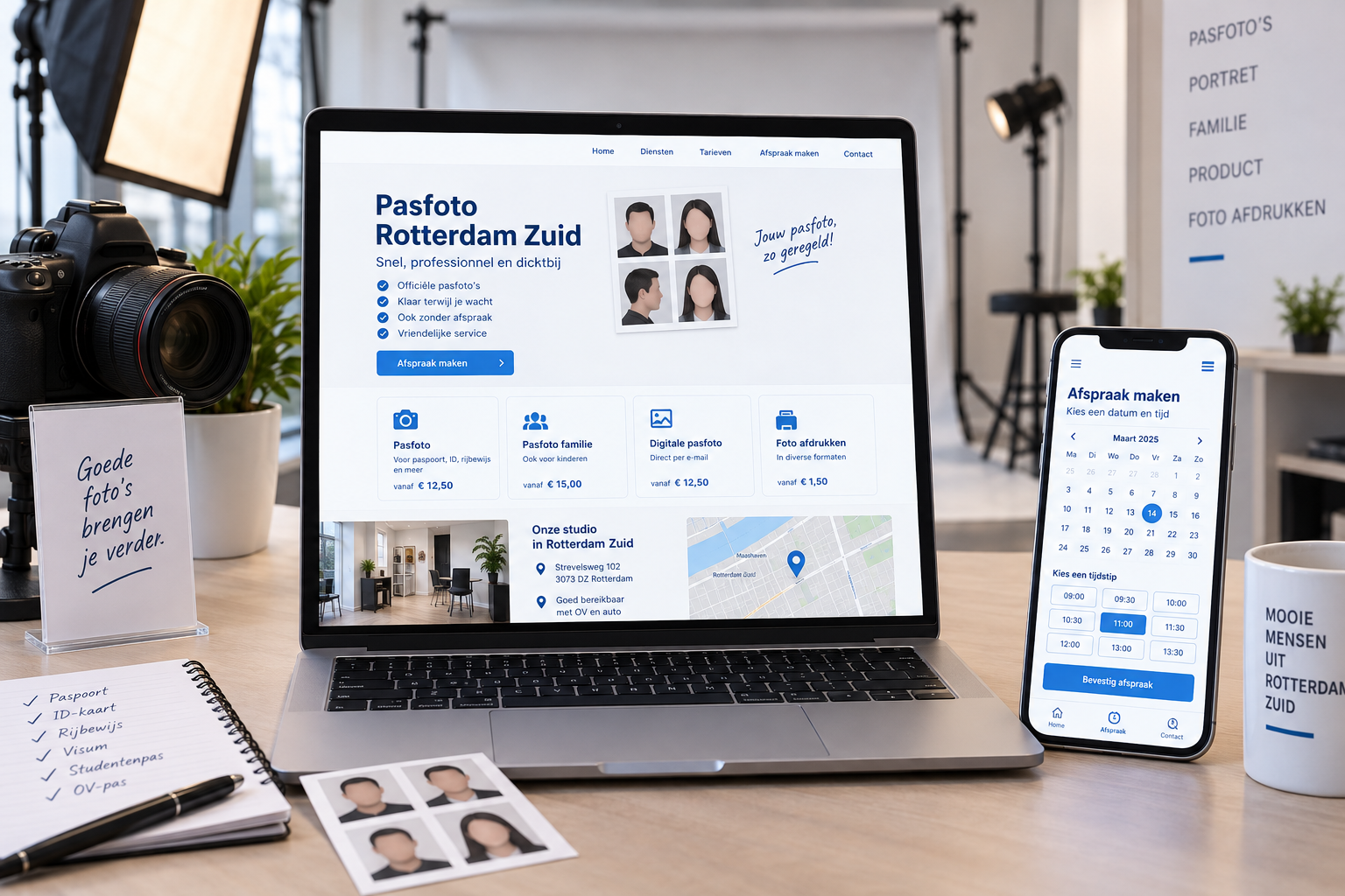 Pasfoto Rotterdam Zuid — Lokale dienstverlening